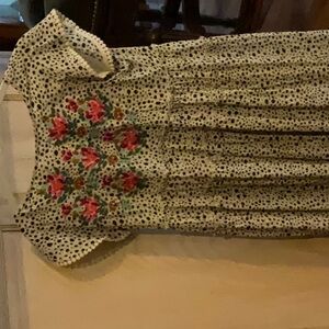Floral Polka Dot Dress
